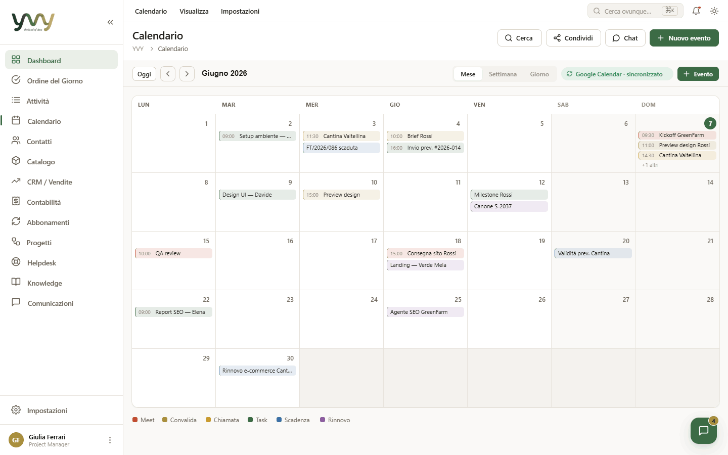 Calendario